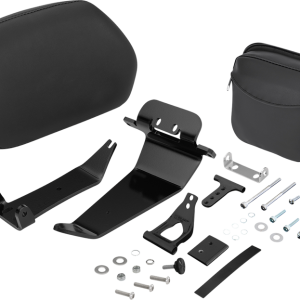 SHOW CHROME Quick-Detach Backrest - Black - Ryker '19-'21 41-405