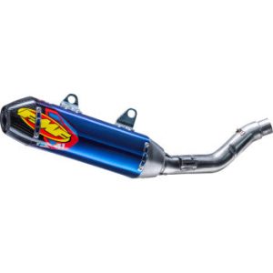 FMF 4.1 RCT Slip-On Muffler - Anodized/Titanium - Carbon Cap - Honda CRF250R/RX 2025 041619 1821-2183