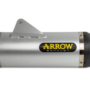 72623AK Arrow Husqvarna 701 Enduro Supermoto 17-24 Homologated Aluminium Race Tech Silencer With Carbon End Cap For Arrow Link Pipe 72623ak
