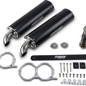 TRINITY RACING Mufflers - Black TR-4118S-BK