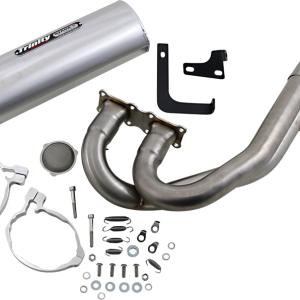 TRINITY RACING Exhaust - Brushed - KRX1000 2020-2024 TR-4177F