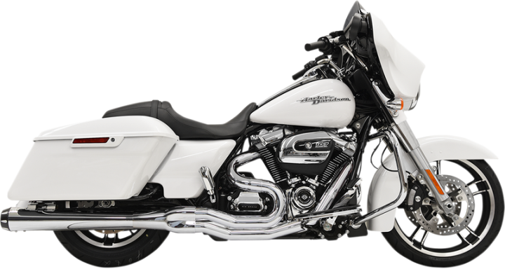 BASSANI XHAUST B4 2:1 Exhaust - Chrome - Megaphone 1F51R
