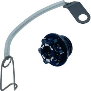 POWERSTANDS RACING Oil Cap Kit - Black - M20 x 2.5 - Ducati/Honda/Husqvarna/Kawasaki/Suzuki/Triumph/Yamaha 00-01311-22