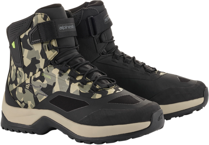 ALPINESTARS CR-6 Drystar® Shoes - Black/Brown/Green - US 10 2611020160910