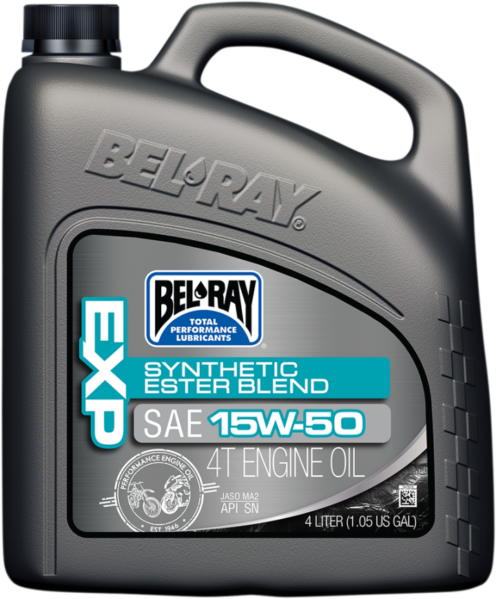 BEL-RAY EXP Synthetic Blend 4T Oil - 15W-50 - 4L 99130-B4LW