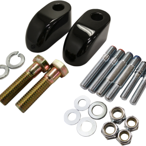 BARON Risers - Pullback - Extension - 1" - Black BA-7416-01B