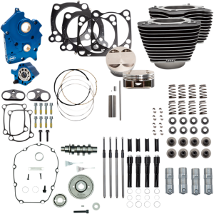 S&S CYCLE Power Package - Gear Drive - Oil Cooled - Highlighted Fins - M8 NOT RECOMMENDED F/TRIKES 310-1058A
