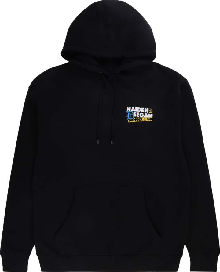 Deegan Apparel Caution Hoodie - Black - Small DMTFP3010BLKS