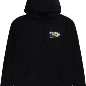 Deegan Apparel Caution Hoodie - Black - Medium DMTFP3010BLKM