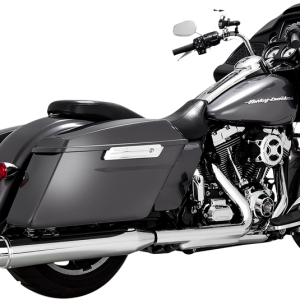 VANCE & HINES 4-1/2" Torquer Mufflers for '95-'16 FL - Chrome 16673