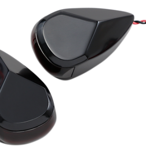 ALLOY ART Turn Signal - Black - Red/Red MRL-3B