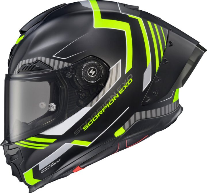 Apex Exo-Warp Full Face Helmet Atarax Black/Hi-Vis Sm
