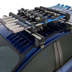 Rhino-Rack Universal Ski/Snowboard Carrier - Fits 6 Pairs of Skis or 4 Snowboards - Black 576