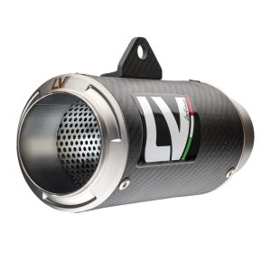 LEOVLEOVINCE LV Corsa Muffler - Carbon Fiber Ninja 400/500 2018-2024-2025 15400CU 1811-4304