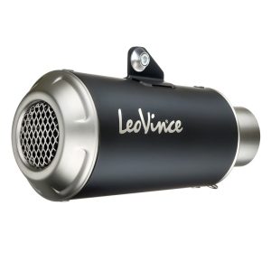 LEOVINCE LV-10 Slip-On Muffler - Black Stainless Steel 1290 Super Duke 2021-2023 15243BU 1811-4127