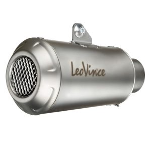 LEOVINCE LV-10 Slip-On Muffler - YZF-R3 15-24 /MT-03 Stainless Steel 15212U 1811-3499