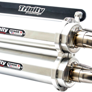 TRINITY RACING Stage 5 Dual Exhaust - Aluminum TR-4153D