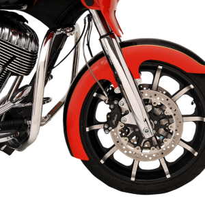 KLOCK WERKS Slicer Front Fender - Black - Steel - 16"-19" KWF-04-0460