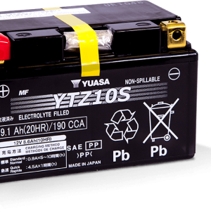 Yuasa YTZ10S Maintenance Free AGM 12 Volt Battery YUAM7210A