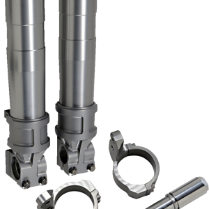 ALLOY ART Lower Fork Legs - 49 mm ABS - Clear 49LLFX-1ABS