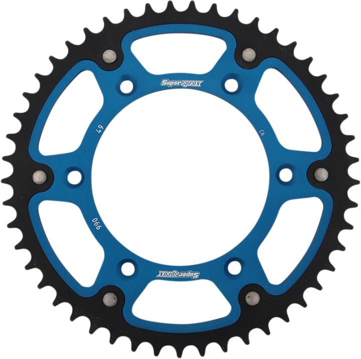 SUPERSPROX Stealth Rear Sprocket - 49 Tooth - Blue - Husaberg/Husqvarna/KTM RST-990-49-BLU