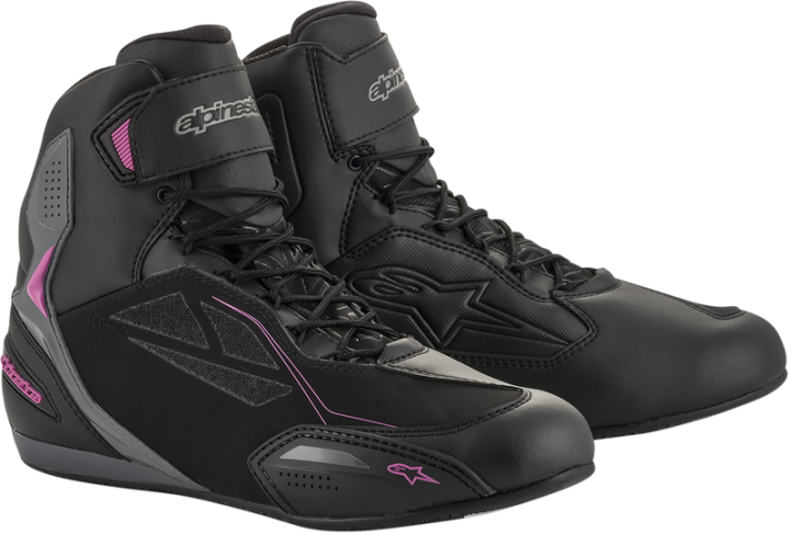 ALPINESTARS Faster-3 Drystar® Shoes - Black/Gray/Pink - US 6 25409191139-6