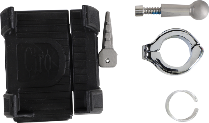 CIRO Smartphone/GPS Holder - without Charger - Chrome 50312