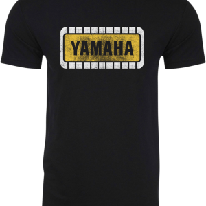 YAMAHA APPAREL Yamaha Retro T-Shirt - Black/Yellow - Medium NP21S-M1967-M