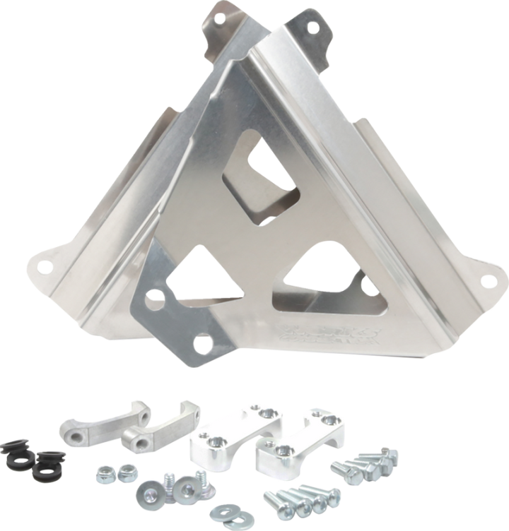 WORKS CONNECTION Radiator Brace Silver YZ450F 2023 18-269