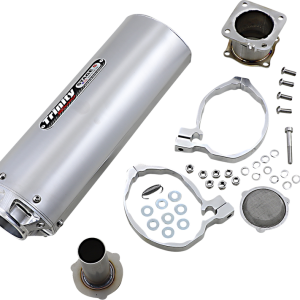 TRINITY RACING Muffler - Brushed TR-4176S