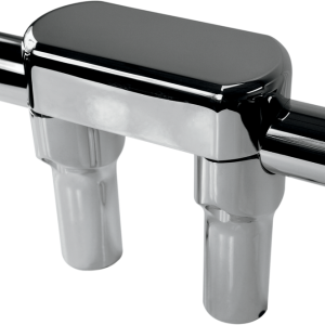 DRAG SPECIALTIES Risers - 4" - Big Buffalo - Top - Chrome 0602-0604