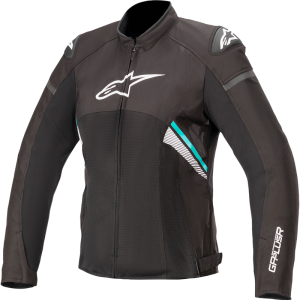 ALPINESTARS Stella T-GP Plus R v3 Air Jacket - Black/White/Teal - Medium 33106201270M
