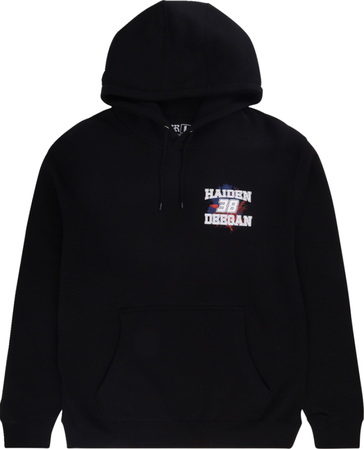 Deegan Apparel Youth 38 Hoodie - Black - Large DBTFP3002BLKL