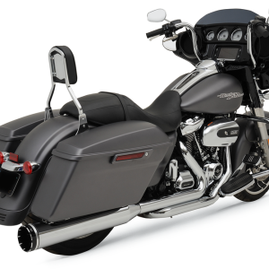 KHROME WERKS 2-into-2 Dominator Exhaust System with 4-1/2" Mufflers - Chrome - FL 200400A