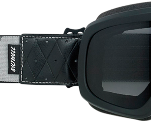 BILTWELL Overland 2.0 Goggles - Tri-Stripe - Black/Silver/Gray 2111-5102-002