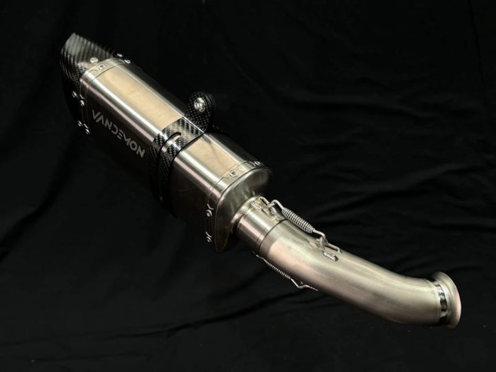 IN STOCK OPEN BOX Vandemon KTM RC 390 & 390 DUKE Titanium Slip-On Muffler Cat-Delete 2013-2021 KTMRC390TIMUFB VA-59