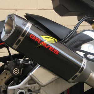Graves motorsports carbon cat back slip-on S1000RR 2015-2016 EXB-16S1RR-CBTC