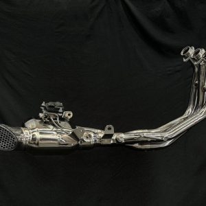 Vandemon Yamaha GEN4 2024 XSR900 and XSR900 GP Stealth Titanium Exhaust System YAMAXS9LMTIEXHWVA VA-162