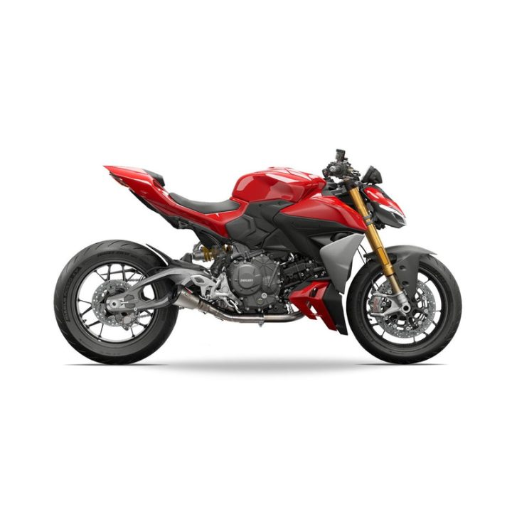 Austin Racing 2025–2026 Ducati Streetfighter V2 GP3 V3 Mini-R 100mm Race De-Cat Exhaust System AR167