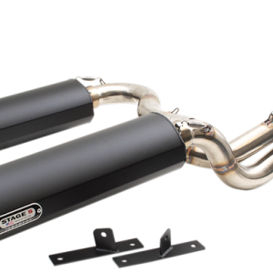 TRINITY RACING Dual Exhaust - Black TR-4145D-BK