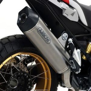 71805AK Arrow Maxi Race-Tech Exhaust, Aluminum for BMW R1200GS /R1250GS /Adventure 2013-2024