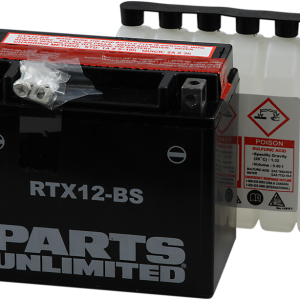 Parts Unlimited Agm Battery - Rtx12-Bs .60 L Ctx12-Bs