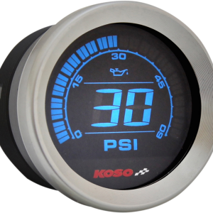 KOSO NORTH AMERICA 2" Oil Pressure Gauge - Chrome BA050410