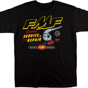 FMF Expert Service T-Shirt - Black - Small FA21118913BKSM 3030-21307