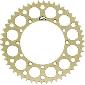 RENTHAL Rear Sprocket - Aluminum - 49 Tooth - Kawasaki KXF/KX/KLX/KDX 112U-520-49GEHA