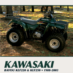 CLYMER Manual - KLF220/250 CM4653