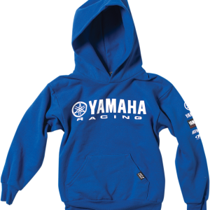 FACTORY EFFEX Youth Yamaha Racing Hoodie - Blue - Medium 19-83232