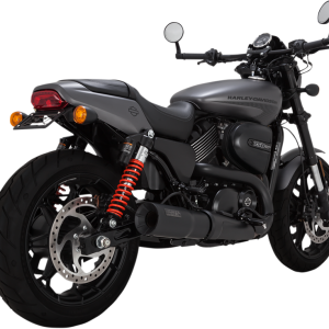 VANCE & HINES Black High Output Muffler Street 500/750 XG/A 47943