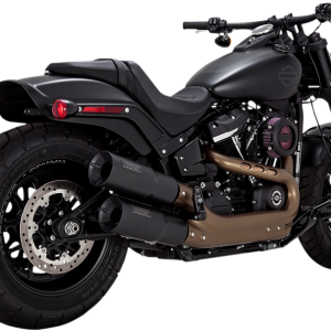 VANCE & HINES Black Hi-Output Mufflers 46547