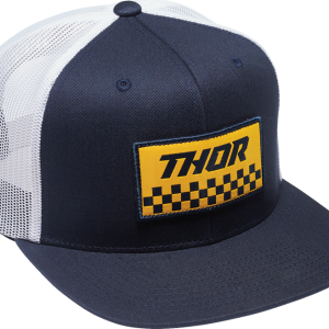 THOR Checker Hat - Navy/White 2501-3995